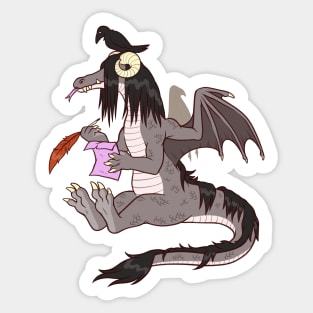 Dragon Poetry Sticker